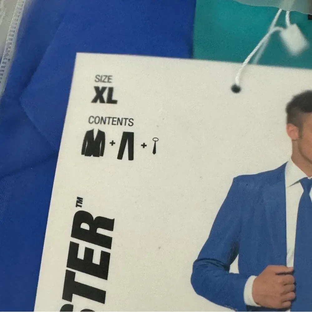 Suitmeister Men’s Blue/Teal Halloween Costume Suit